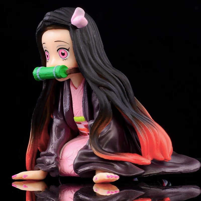 Kawaii Demon Slayer Nezuko Figure With Box Up