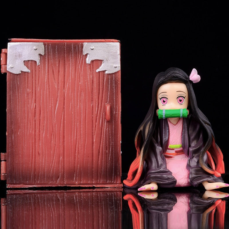 Kawaii Demon Slayer Nezuko Figure With Box Up