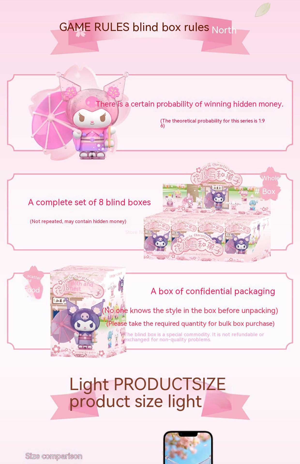 Sanrio Blossom and Wagashi series Blind Box