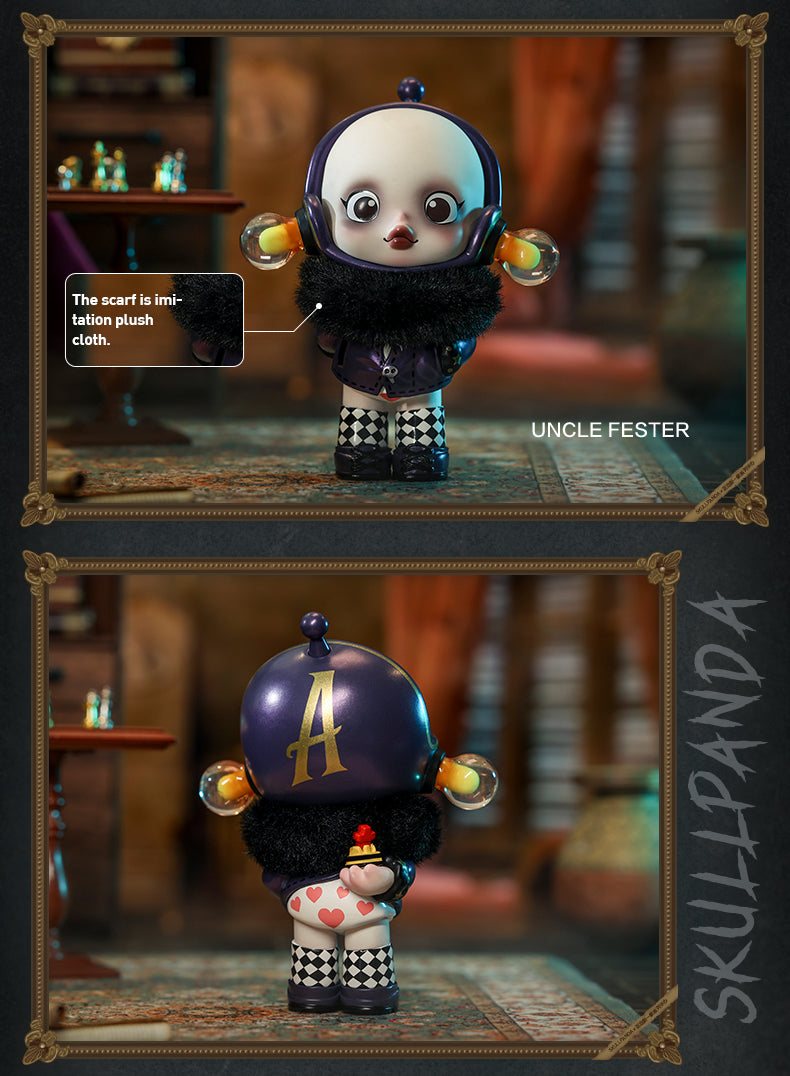 POP MART Skullpanda x The Addams Family Series Mystery Box 1PC/12PC New Arrival Launch On Apr 28th 12PCS Blind Box Toy